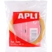 Plakband Apli Transparant 12 mm 66 m (36 Stuks)