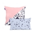 Housse de coussin HappyFriday Blanc Terrazzo  Multicouleur 2 Pièces