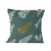 Housse de coussin HappyFriday Blanc Foliage mint Multicouleur 60 x 60 cm