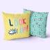 Cushion cover HappyFriday Aware Look up Multicolour 50 x 50 cm 2 Pieces