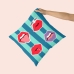 Párnahuzat HappyFriday Aware Lips Többszínű 50 x 50 cm 2 Darabok
