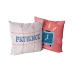 Housse de coussin HappyFriday Aware Patience Multicouleur 50 x 50 cm 2 Pièces