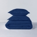 Housse de Couette HappyFriday BASIC Blue marine 200 x 200 cm