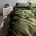 Housse de Couette HappyFriday BASIC Vert 155 x 220 cm