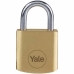 Zámek na klíč Yale Ocel Obdélníkový Zlatá (4 kusů)