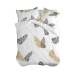 Housse de Couette HappyFriday Blanc Foliage  Multicouleur 260 x 220 cm