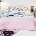 Nordisk deksel HappyFriday Blanc Blush  Flerfarget 140 x 200 cm