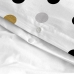 Housse de Couette HappyFriday Blanc Golden dots Multicouleur 155 x 220 cm