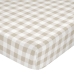 Kummiga voodilina HappyFriday Basic Kids Beež 60 x 120 x 14 cm Gingham