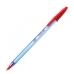 Caneta Bic Cristal Soft Vermelho Transparente 1-2 mm 50 Peças (50 Unidades)