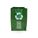 Taška na recykláciu Confortime zelená 31,5 x 44 x 32 cm Rafia