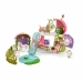 Playset Schleich glitter house with unicorns, lake and stable - 42445 Műanyag Ló