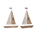 Ukrasna figura DKD Home Decor 36,5 x 10 x 54 cm 37,5 x 10 x 48 cm Smeđa (2 kom.)