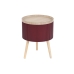 Postranní stolek DKD Home Decor 38,5 x 38,5 x 49 cm Kaštanová Vínový Dřevo MDF