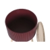 Table d'appoint DKD Home Decor 38,5 x 38,5 x 49 cm Marron Bordeaux Bois MDF