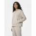 Damen Sweater mit Kapuze 4F BLD041 Beige Yoga