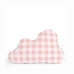 Paracolpi per culla HappyFriday Basic Kids Vichy Rosa 60 x 40 cm