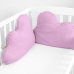 Cot protector HappyFriday Basic Kids Cloud Pink 60 x 40 cm