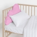 Cot protector HappyFriday Basic Kids Cloud Pink 60 x 40 cm