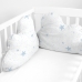 Paracolpi per culla HappyFriday Basic Kids Little star  Azzurro 60 x 40 cm