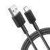 Cable USB-C a USB Anker A81H6G11 Negro 1,8 m (1 unidad)