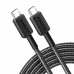 Cablu USB-C Anker A81F6G11 Negru 1,8 m (1 Unități)