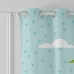 Curtain HappyFriday Moshi Moshi Panda Garden Blue 140 x 265 cm