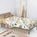 Juego de Sábanas HappyFriday Moshi Moshi Harvestwood Multicolor Cama de 80/90 2 Piezas