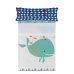 Sengetøy HappyFriday Moshi Moshi Whale Flerfarget Seng 105 2 Deler