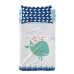 Set beddengoed HappyFriday Moshi Moshi Whale Multicolour Wieg voor baby's 2 Onderdelen