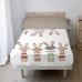 Set beddengoed HappyFriday Moshi Moshi Rabbit family Multicolour Bed van 80/90 2 Onderdelen