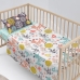 Bedding set HappyFriday Moshi Moshi Woodland Multicolour Baby Crib 2 Pieces