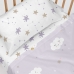 Bedding set HappyFriday Moshi Moshi Moons Multicolour Baby Crib 2 Pieces