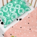 Segas Pārvalks Bez Pildījuma HappyFriday Moshi Moshi Panda garden Rozā Bērnu gultiņa 2 Daudzums
