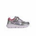 Zapatillas Deportivas Infantiles Geox Aril Gris Plateado