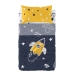 Set beddengoed HappyFriday Mr Fox Starspace Multicolour Wieg voor baby's 2 Onderdelen