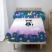 Set beddengoed HappyFriday Mr Fox Nanny Multicolour Bed van 80/90 2 Onderdelen
