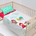 Bedding set HappyFriday Mr Fox Grandma Multicolour Baby Crib 2 Pieces