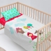 Set beddengoed HappyFriday Mr Fox Grandma Multicolour Wieg voor baby's 2 Onderdelen