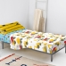 Set beddengoed HappyFriday Mr Fox Machinery Multicolour Bed van 80/90 2 Onderdelen