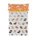 Conjunto de Lençóis HappyFriday Mr Fox Dogs Multicolor Solteiro 2 Peças