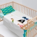 Set beddengoed HappyFriday Mr Fox Flying Boy Multicolour Wieg voor baby's 2 Onderdelen