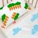 Bedding set HappyFriday Mr Fox Piggys Multicolour Baby Crib 2 Pieces