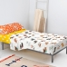 Set beddengoed HappyFriday Mr Fox Dogs Multicolour Bed van 80/90 2 Onderdelen