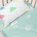 Bedding set HappyFriday Happynois Rainbow Multicolour Baby Crib 2 Pieces