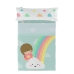 Juego de Sábanas HappyFriday Happynois Rainbow Multicolor Cama de 105 2 Piezas