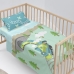 Bedding set HappyFriday Happynois Train Multicolour Baby Crib 2 Pieces