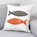 Чехол для подушки Decolores Peces Rojo Красный 50 x 50 cm