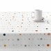 Fleckenabweisende Tischdecke Belum 0120-107 Weiß 200 x 140 cm Mit Tupfen