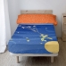 Juego de Sábanas HappyFriday Le Petit Prince Migration Multicolor Cama de 105 2 Piezas